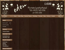 Tablet Screenshot of edenflorists.net
